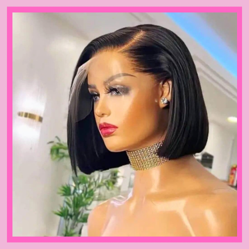 Bob Wig Lace Frontal 13*4 Human hair wig Lace Bob SDD Wig 200% Density Straigh hair