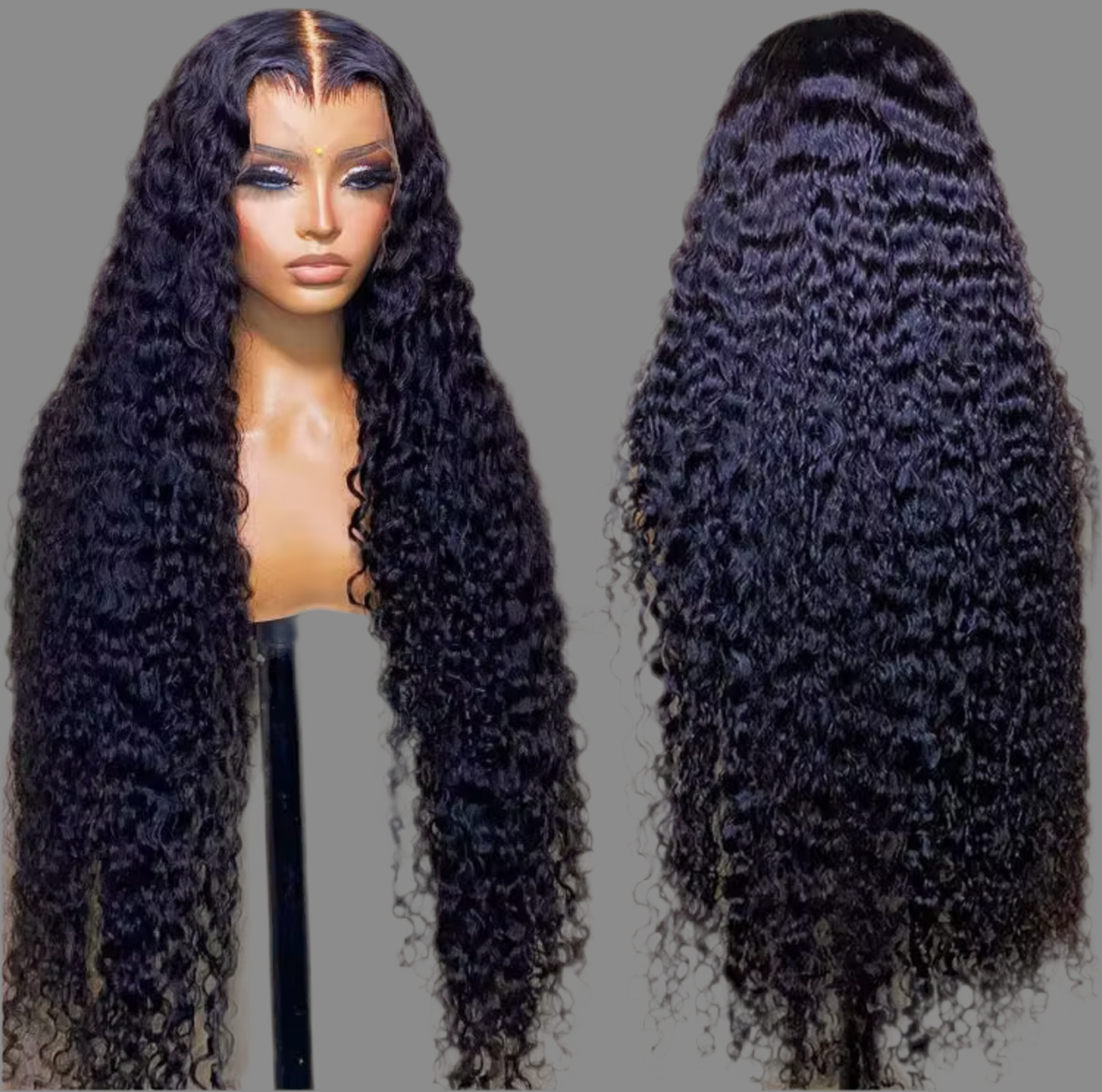 Natural black Burmese Human Hair Transparent Lace Wigs 180% Density with 12 A Grade 13x4 Full Frontal Lace Wig Burmese 100% Human hair