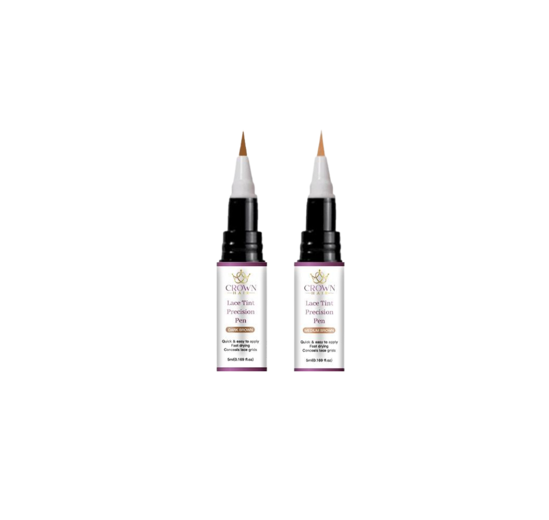 Lace Application set, pack of 7 products, Glue, Glue remover, Melting Spray, Wax Stick, Silkening Mist, Lace tint mousse, Lace tint pen precision