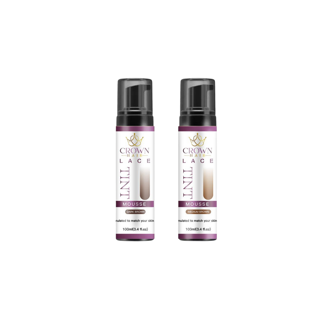 Lace Application set, pack of 7 products, Glue, Glue remover, Melting Spray, Wax Stick, Silkening Mist, Lace tint mousse, Lace tint pen precision