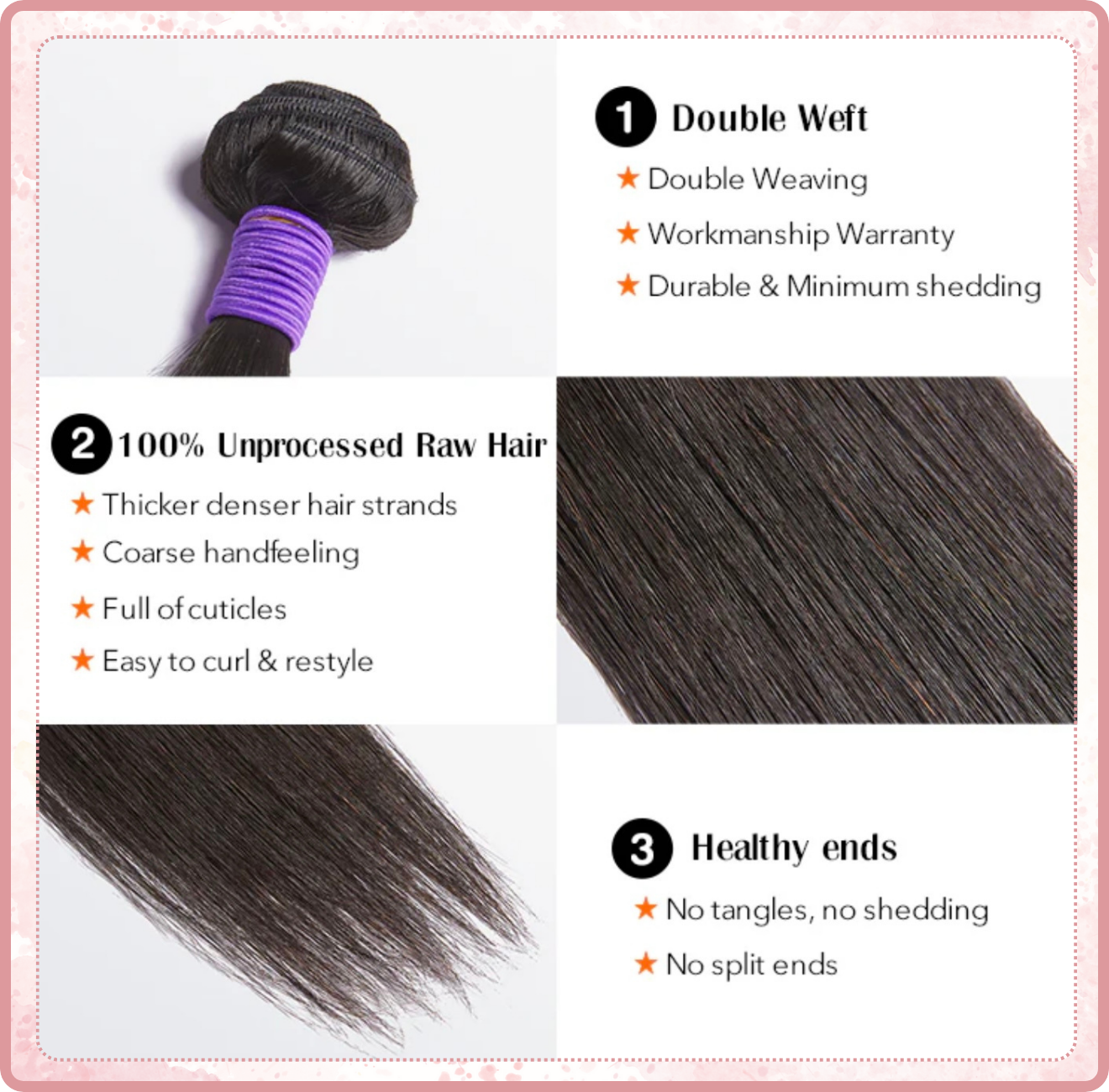 Home / Premium Virgin Hair / 10-30 Inch 12A Premium Raw Indian Hair Straight