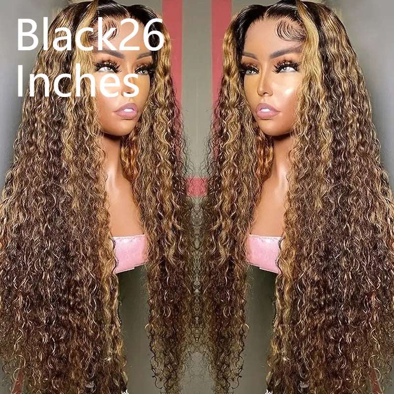 Foreign Trade European And American Fashion Front Lace Wig Cross-border African Hot Selling Piano Color Small