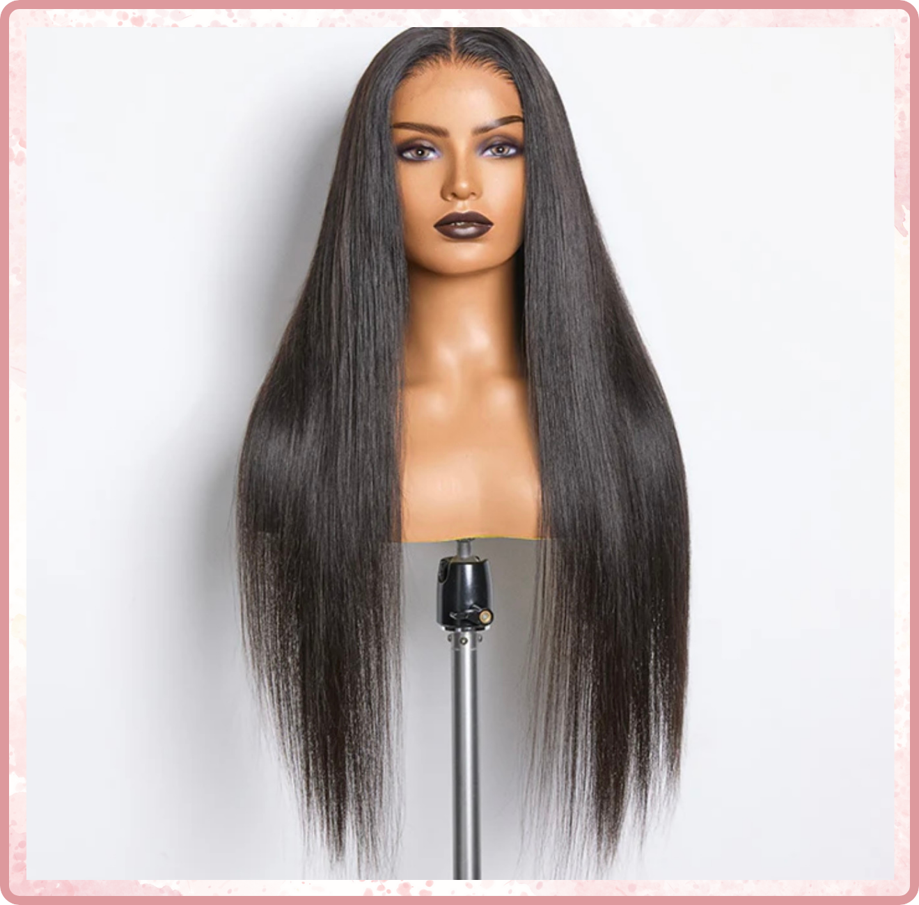 30 inches straight HD glueless wigs human hair HD Lace Closure Wig Straight pre plucked Indian human hair wigs for black women