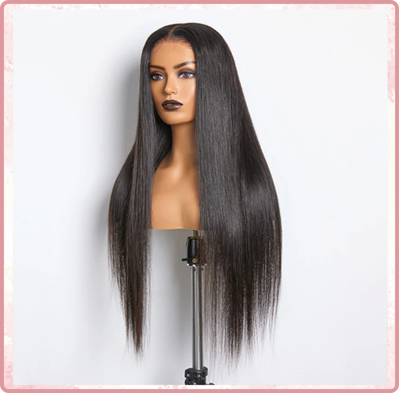 30 inches straight HD glueless wigs human hair HD Lace Closure Wig Straight pre plucked Indian human hair wigs for black women