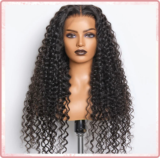 Natural black Burmese Human Hair Transparent Lace Wigs 180% Density with 12 A Grade 13x4 Full Frontal Lace Wig Burmese 100% Human hair