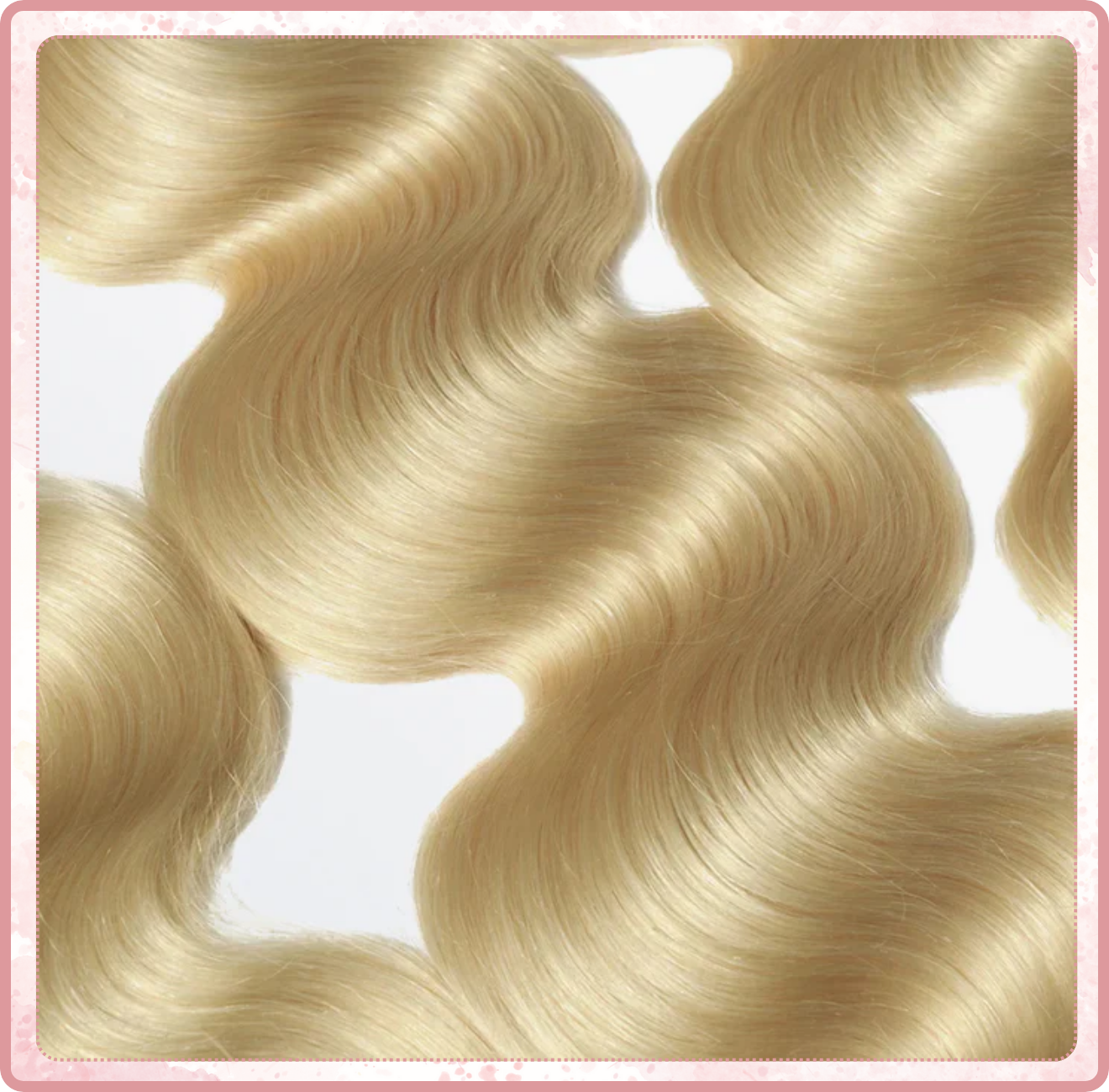 Lightest Blonde Body Wavy Colored Remy Hair