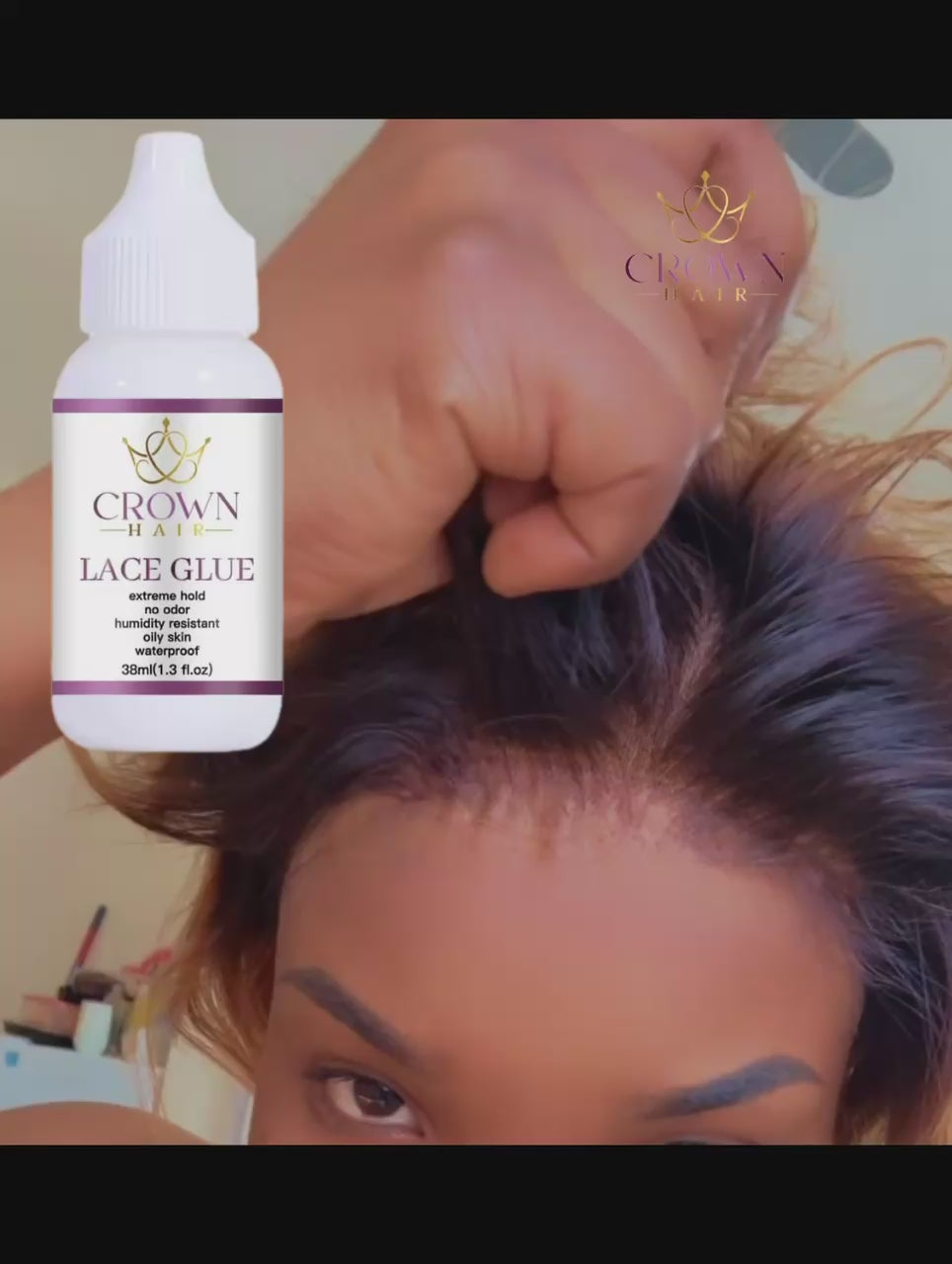 Load video: By using this glue, your hair will be more secure.